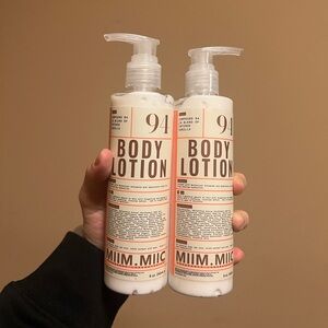 2X Miim.Miic # 94 Intense Vanilla body lotion 8 oz